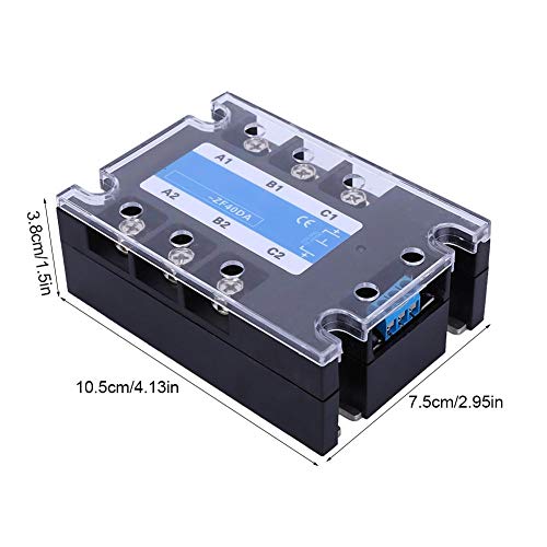 SSR-40, módulo de relé de estado sólido DC-AC, piezas eléctricas industriales a prueba de polvo ZF40 SSR DA