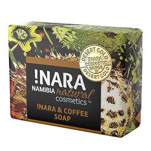 Suave jabón artesanal de aceite de !Nara ecológico con Café y Canela, para el cuidado diario de la piel facial y corporal. Efecto curativo y antibacteriano para pieles sensibles y problemáticas - 80g