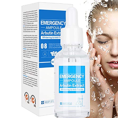 Suero Hidratante con Extracto de Arbutina Serum Reparador de la Piel Extracto de Cuidado de la Piel Esencia Facial Calmante Antienvejecimiento 30ml