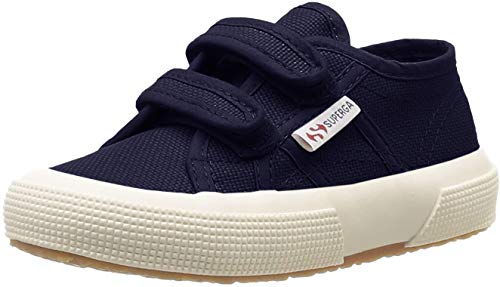 Superga 2750 Jvel Classic Zapatillas Unisex Para Niños, Azul (Navy), 32 EU