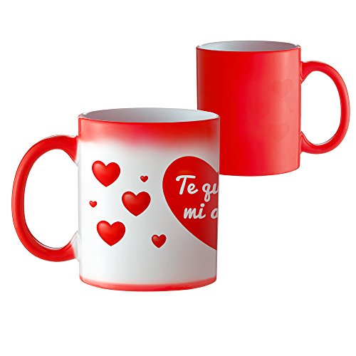 Taza Termosensible y Mágica Taza Mágica Que Cambia de Color Taza Original para Desayuno