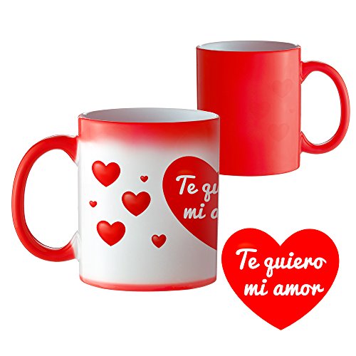 Taza Termosensible y Mágica Taza Mágica Que Cambia de Color Taza Original para Desayuno