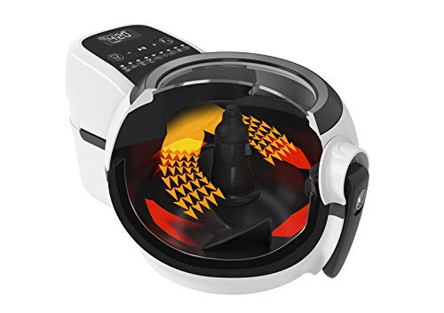 Tefal Actifry Genius Snaking FZ761015 - Freidora sin aceite, de aire 1.2 kg, con 9 programas automáticos y accesorio para snacks, panel táctil intuitivo e incluye recetario, apto lavavajillas