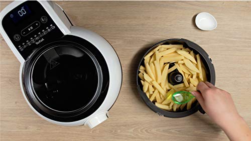 Tefal Actifry Genius Snaking FZ761015 - Freidora sin aceite, de aire 1.2 kg, con 9 programas automáticos y accesorio para snacks, panel táctil intuitivo e incluye recetario, apto lavavajillas