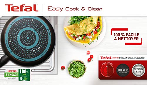 Tefal Easy Cook & Clean B5541002 - Sartén para crepes (25 cm, antiadherente)