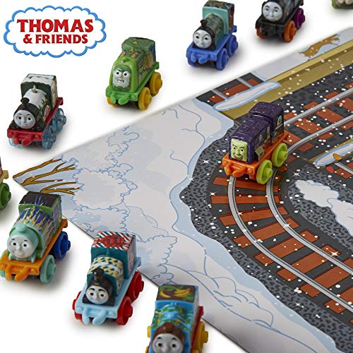 Thomas & Friends Calendario de Adviento Thomas y Sus Amigos para Niños Incluye 24 Locomotoras con Pista de Trenes de Juguete | Calendario Adviento 2018