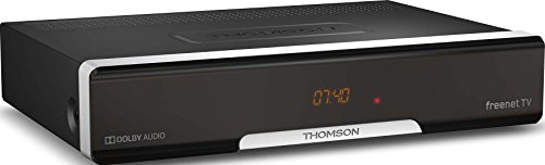 Thomson THT740 Terrestre Negro tV set-top boxes - Reproductor/sintonizador (Terrestre, DVB-T,DVB-T2, 576i,576p,720p,1080i,1080p, 4:3, 16:9, H.265, H.265,HEVC)