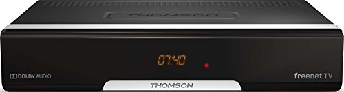 Thomson THT740 Terrestre Negro tV set-top boxes - Reproductor/sintonizador (Terrestre, DVB-T,DVB-T2, 576i,576p,720p,1080i,1080p, 4:3, 16:9, H.265, H.265,HEVC)