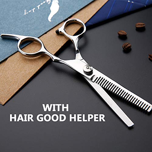 Tijeras de peluquería, Tijeras para el Cabello Barbero Tijeras para el Cabello Barbero Juego de Tijeras de Peluquería para hombres y mujeres,salón y hogar