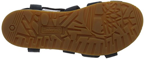 Timberland Malibu Waves Ankle, Sandalias para Mujer, Negro Black Nubuck, 37.5 EU