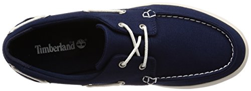 Timberland Union Wharf 2 Eye Oxford, Náuticos para Hombre, Azul Navy Canvas, 42 EU