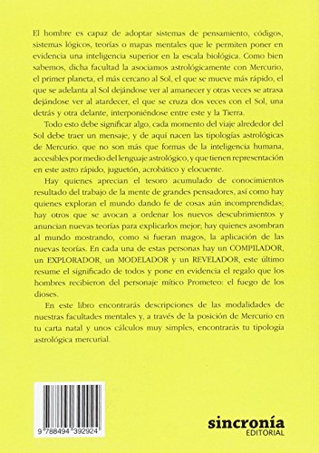 TIPOLOGÍAS ASTROLÓGICAS DE MERCURIO: Interpretación zodiacal, solar y terrestre