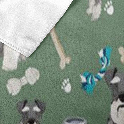 Toalla De Playa Schnauzer Bone Tennis Footprints Toallas De Baño De Fondo para Hombres Y Mujeres De Microfibra Altamente Absorbente Ideal para Nadar,Viajar,Yoga,Deportes,Acampar Y Tomar El Sol