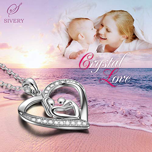 TOJEAN Amor Maternal Colgantes Joyeria Mujer Plata de ley 925, Collares Mujer, Regalos Mujer