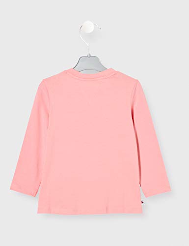 Tommy Hilfiger Baby Girl Tommy tee L/s Camisa, Pink, 80 para Bebés