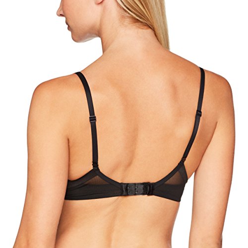 Tommy Hilfiger Plunge (Icon) Sujetador con Push-up, Negro (Black 001), 75B (Talla del Fabricante: 0B34) para Mujer