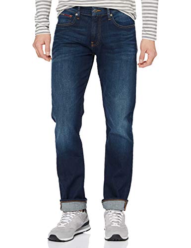 Tommy Jeans Hombre Original Ryan-DM0DM04382 Jeans, Azul (DARK COMFORT 933), W34/L32