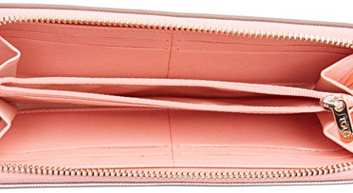 Tous Billetera M. Carlata Plata-Rosa, Monedero para Mujer, Plateado, 19.5x11x2 cm (W x H x L)