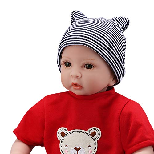 TOY 22 Pulgadas Muñeca Reborn Bebé Niña Silicona Suave Vinilo La Vida Real como Hecho A Mano Juguetes De Niño Y Niña Juguetes Magnéticos Reborn Toddler