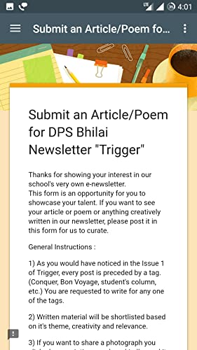 Trigger - DPSB Newsletter