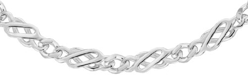 Tuscany Silver Pulsera de Plata de Ley para Mujer 18 cm