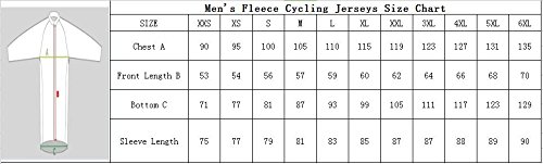 Uglyfrog Bike Wear - Manga Larga Maillot +Pantalones para Hombre Set Bib Tights with Gel Pad Fleece Winter Style