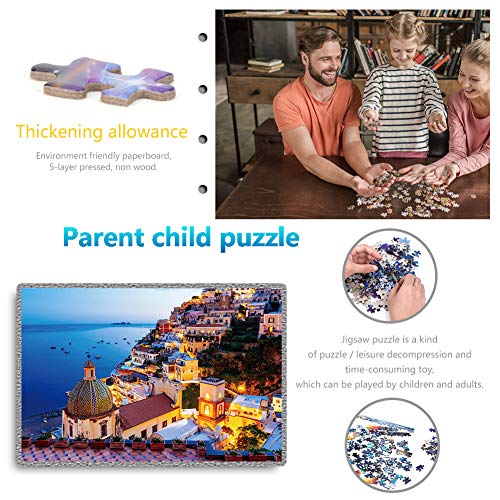 UHvEZ 2023 películas_Puzzle de Madera para Adultos 1000 pcs_Juego de Rompecabezas Educativo Juguetes ensamblados imágenes de paisajes Rompecabezas para Adultos Regalos para niños_50x75cm