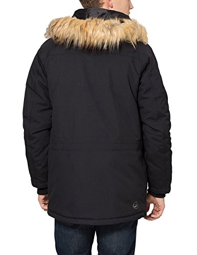 Ultrasport Luca Parka Deportiva, Hombre, Negro, L