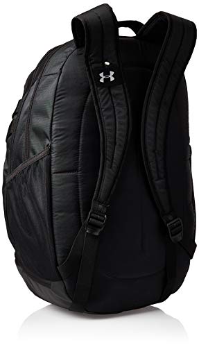 Under Armour Hustle 4.0 Accesorio Deportivo, Mochila para portátil Resistente al Agua, Unisex, Negro, Talla Única