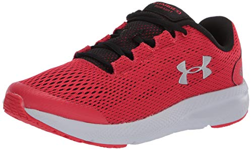 Under Armour UA GS Charged Pursuit 2, Zapatillas de Running Unisex Niños, Rojo (Versa Red/Black/Metallic Silver), 39 EU