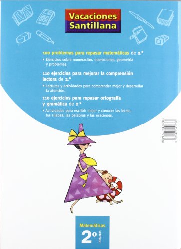 Vacaciónes Santillana, matemáticas, 2 Educación PriMaría. Cuaderno - 9788429408386