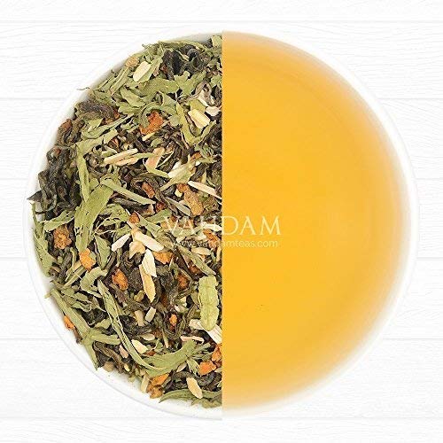 VAHDAM, hojas sueltas de té verde de desintoxicación del Himalaya dulce (100 tazas) | 100% TÉ DETOX NATURAL | | Preparar como té caliente o té helado | 100g (juego de 2)