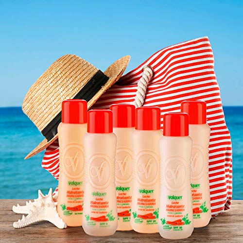 Válquer Leche Hidratante Bronceadora (SPF 20) - 500 ml.