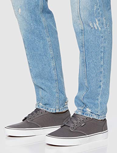 Vans Atwood, Zapatillas para Hombre, Gris (Canvas Pewter/White 4WV), 40 EU