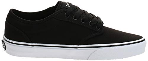 Vans Atwood, Zapatillas para Hombre, Negro (Black/White Canvas 187), 43 EU