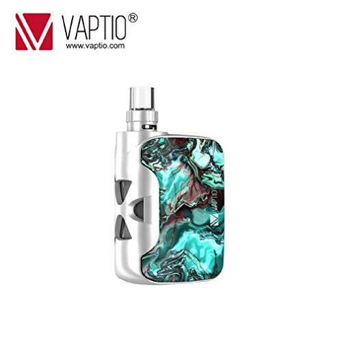 Vaptio Kit de cigarrillo electrónico original Fusion SP vape con batería incorporada de 1500 mAh 2 ml Potencia de salida del ecig del atomizador 50 w Sin E Líquido Sin nicotina (Marina)