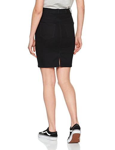 Vero Moda Vmhot Nine HW Dnm Pencil Skirt Mix Noos Falda, Negro (Black Black), 34 (Talla del Fabricante: X-Small) para Mujer