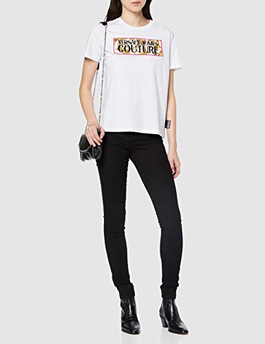 Versace Jeans Couture Lady T-Shirt Camiseta, Blanco (Bianco Ottico 003), 34 (Talla del Fabricante: X-Small) para Mujer