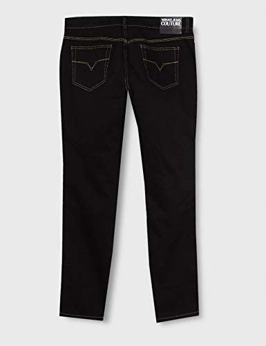 Versace Jeans Donna Skinny Vaqueros, Negro (Negro 899), 42 (Talla del Fabricante: 33) para Mujer