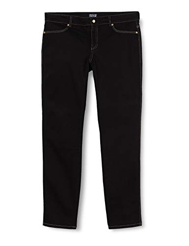 Versace Jeans Donna Skinny Vaqueros, Negro (Negro 899), 42 (Talla del Fabricante: 33) para Mujer