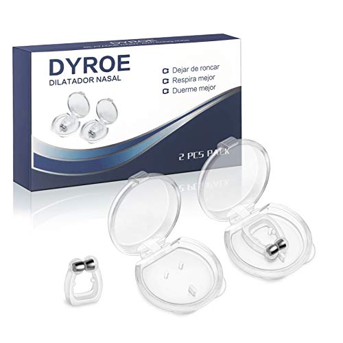 Dyroe Dilatador Nasal Anti Ronquidos 4 Pack [Nueva Versión], Nose