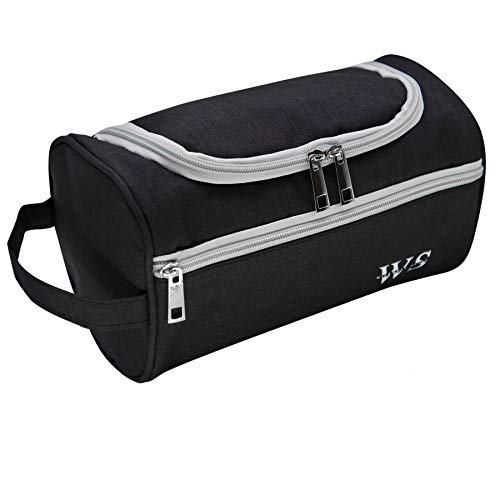 Viajes Lavado de Bolsa Neceser Colgante Gancho Dopp Kit Salud Bolsa Organizador Viajes para baño Ducha Aseo Unisex Accesorios de Afeitar (Negro)