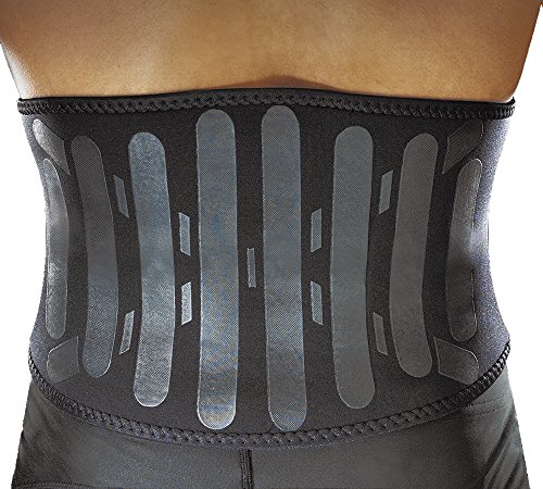 Vulkan Tensión Dinámica Faja Lumbar Ligera, Unisex_Adulto, Negro, M