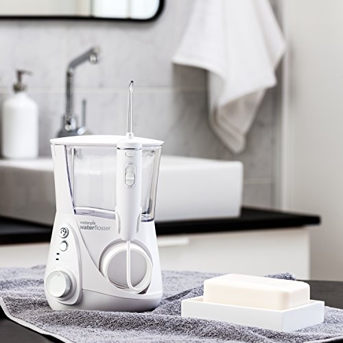 Waterpik WF-05EU Whitening Professional - Irrigador bucal blanqueador, Blanco