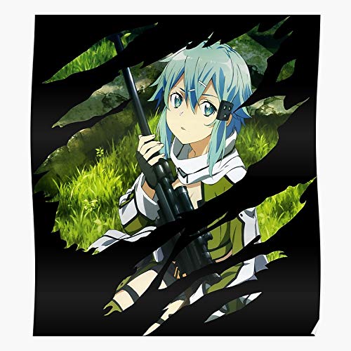 Weeb Yuuki Otaku Sinon Asuna Weaboo Cosplay Manga Play Cos Anime Asada Shion El póster de decoración de interiores más impresionante y elegante disponible en tendencia ahora