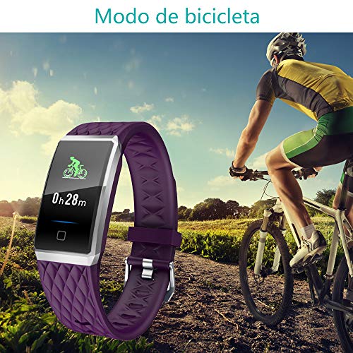 Willful Pulsera Actividad, Impermeable IP68 Pulsera Inteligente con Pulsómetro, Reloj Inteligente para Deporte, Podómetro, Pulsera Deporte para Android y iOS Teléfono móvil para Hombres Mujeres