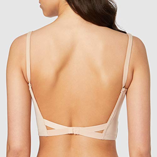 Wonderbra Ultimate Backless Soutien-Gorge Avec Armatures Sujetador con Aros, Beige (Beige 007), 95B para Mujer