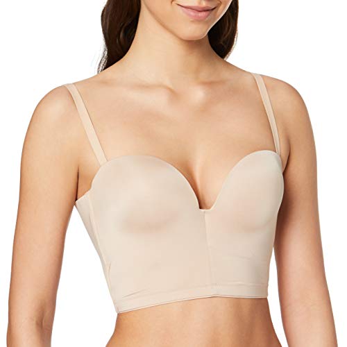 Wonderbra Ultimate Backless Soutien-Gorge Avec Armatures Sujetador con Aros, Beige (Beige 007), 95B para Mujer