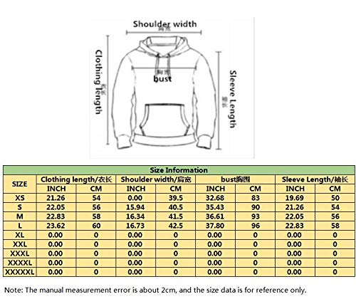 WYPAN Universo Paralelo Anime-Z_145cm-155cm [L] Hombres 3D Impresión Hoodie Decon Bolsillo Grande