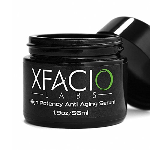 Xfacio Labs LLC Anti envejecimiento suero. Crema antiarrugas natural orgánico con retinol, péptidos, aminoácidos, ácido hialurónico de células madre